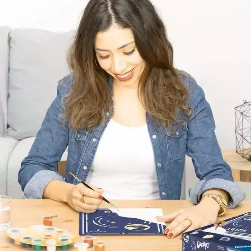 Set de pintura Ravensburger CreArt — Signo del zodiaco Aries (Modelo 23736)