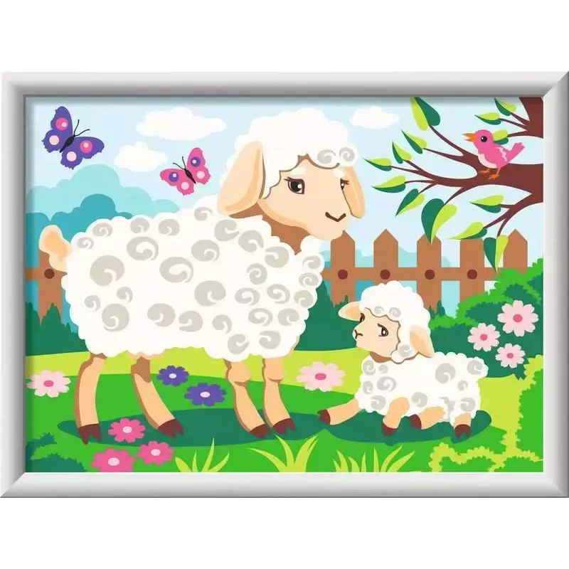 Set de pintar por números Ravensburger 23764 — Libro de pintura para niños, 1 hoja, 240×180×3 mm