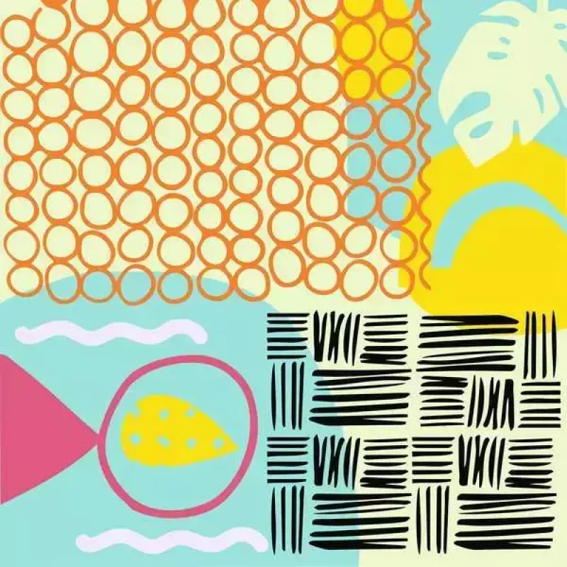 Set de pintura Ravensburger CreArt Funky Shapes – set de pintura para proyectos artísticos creativos