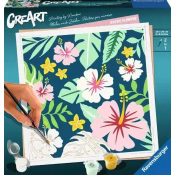 Set de pintura Ravensburger CreArt – Plantas exóticas (modelo 23729) pintar por números