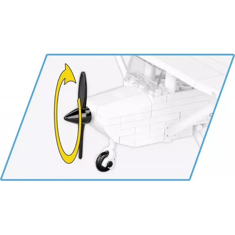 Juguete de construcción Cobi Cessna 172 Skyhawk blanco set de construcción