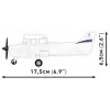 Juguete de construcción Cobi Cessna 172 Skyhawk blanco set de construcción