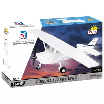 Juguete de construcción Cobi Cessna 172 Skyhawk blanco set de construcción