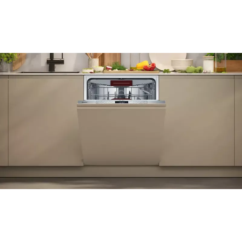 Lavavajillas integrable NEFF N50 S155ECX01E – 14 cubiertos, Home Connect, clase energética B, 42 dB
