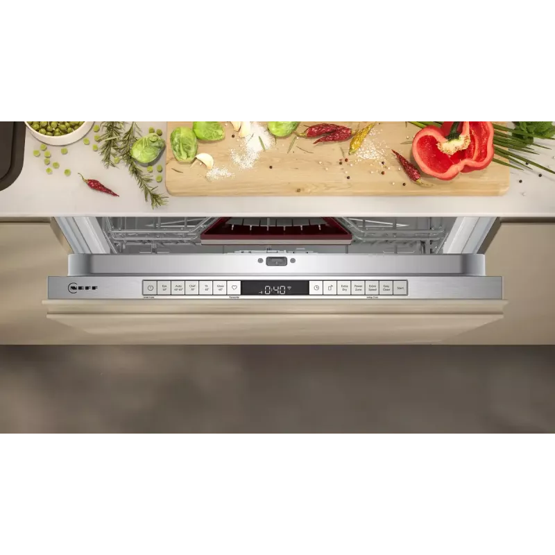 Lavavajillas integrable NEFF N50 S155ECX01E – 14 cubiertos, Home Connect, clase energética B, 42 dB