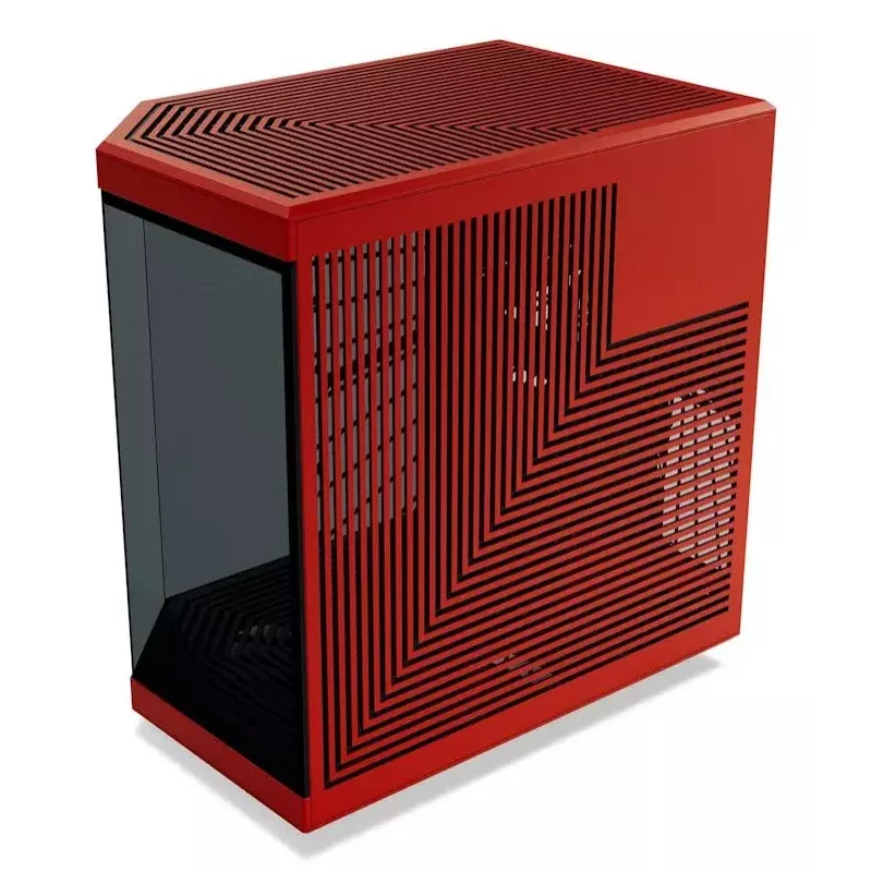 Caja para PC HYTE Y70 Midi Tower negra, roja