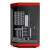 Caja para PC HYTE Y70 Midi Tower negra, roja