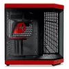 Caja para PC HYTE Y70 Midi Tower negra, roja
