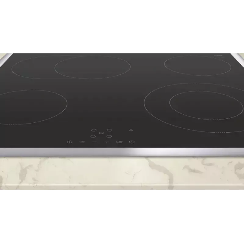 NEFF BX16B set de electrodomésticos de cocina – placa de inducción por zonas (4 zonas) + horno eléctrico (71 L), vitrocerámica, negro