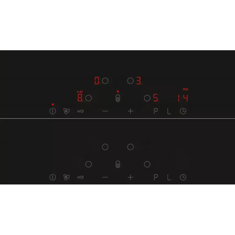 NEFF BX48P set de electrodomésticos de cocina – placa de inducción por zonas (4 zonas), horno eléctrico 71 L, negro