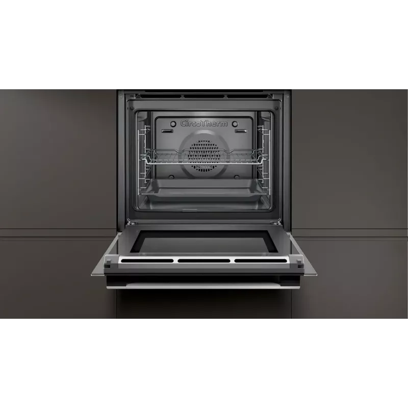 NEFF BX48P set de electrodomésticos de cocina – placa de inducción por zonas (4 zonas), horno eléctrico 71 L, negro