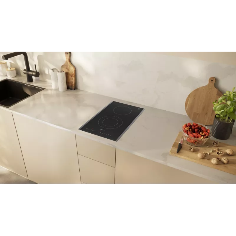 Neff T13TDF9L8 placa de cocción negra de encastre 30 cm placa vitrocerámica 2 zonas