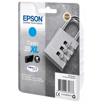 Cartucho Epson Padlock singlepack cian 35XL DURABrite Ultra Ink