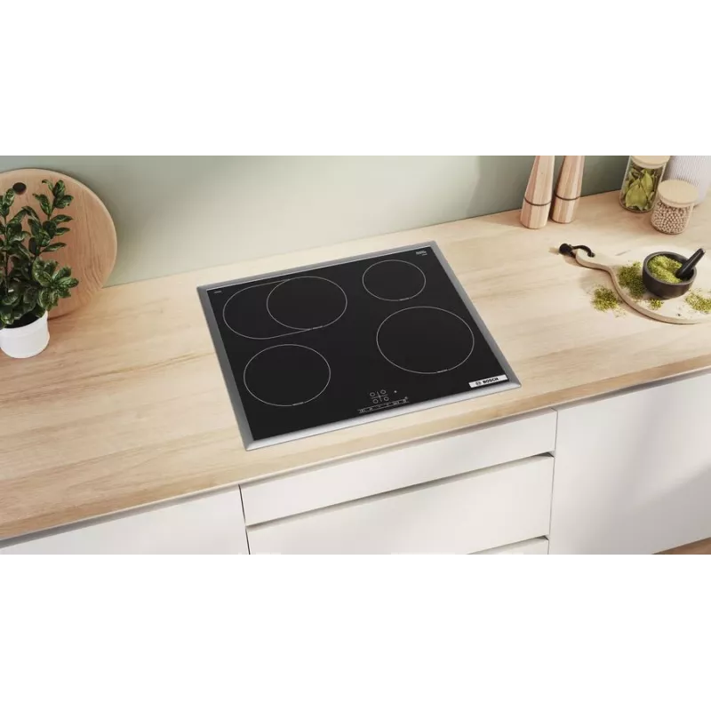 Bosch Serie 4 PIF64RBB5E placa de inducción negra integrable 60 cm placa de inducción por zonas 4 zona(s)