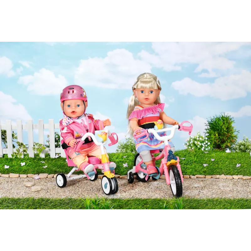 BABY born Trike Set de bicicleta para muñecas