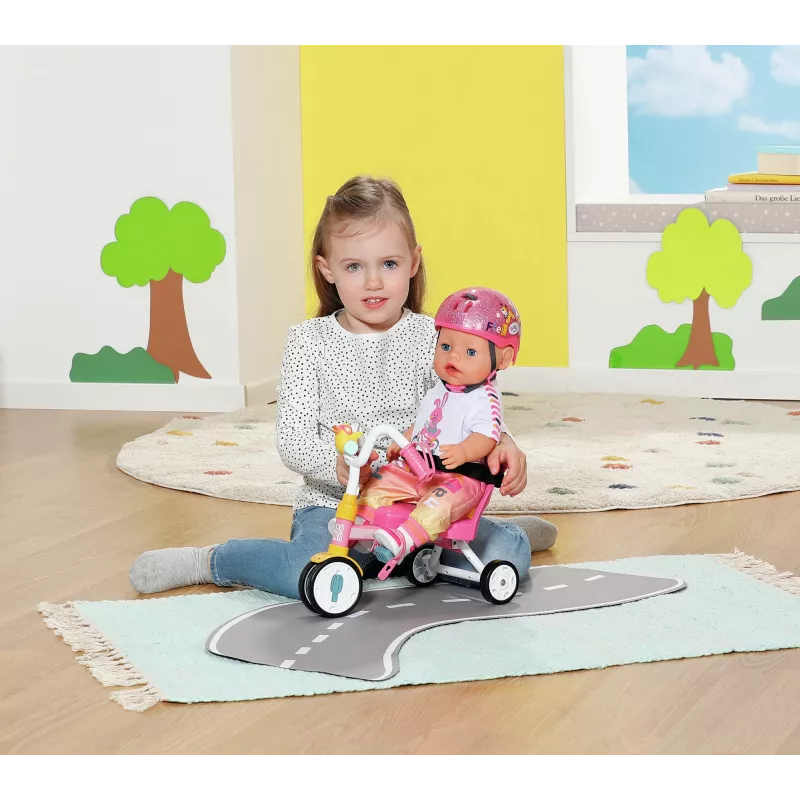 BABY born Trike Set de bicicleta para muñecas