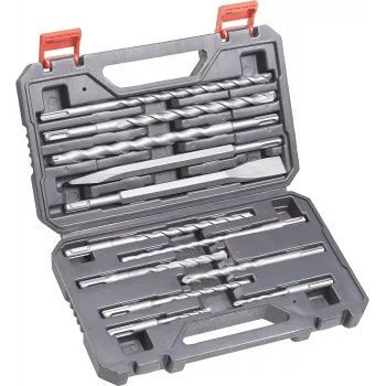 Set de brocas y cinceles SDS-Plus Einhell 12 pzs. Martillo perforador 10 brocas