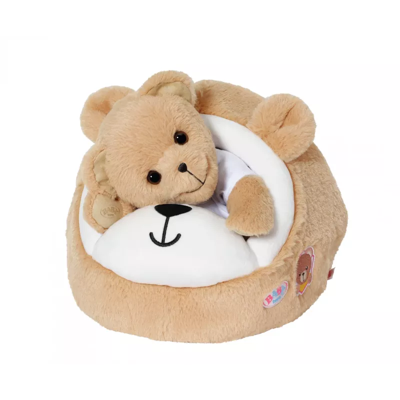 Cueva de juego de peluche Oso ZAPF creation BABY born — accesorio de juego de peluche para muñecas