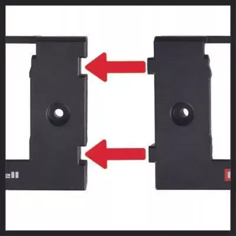 Soporte de pared para batería Einhell PXC Negro Compatible con baterías Power X-Change