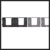 Soporte de pared para batería Einhell PXC Negro Compatible con baterías Power X-Change