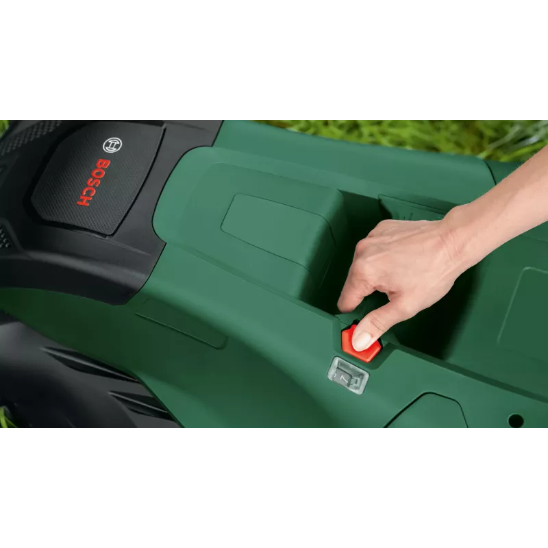 Bosch AdvancedRotak 44-750 cortacésped eléctrico, 1800 W, ancho de corte 44 cm, altura de corte 25–80 mm, hasta 750 m², verde/negro
