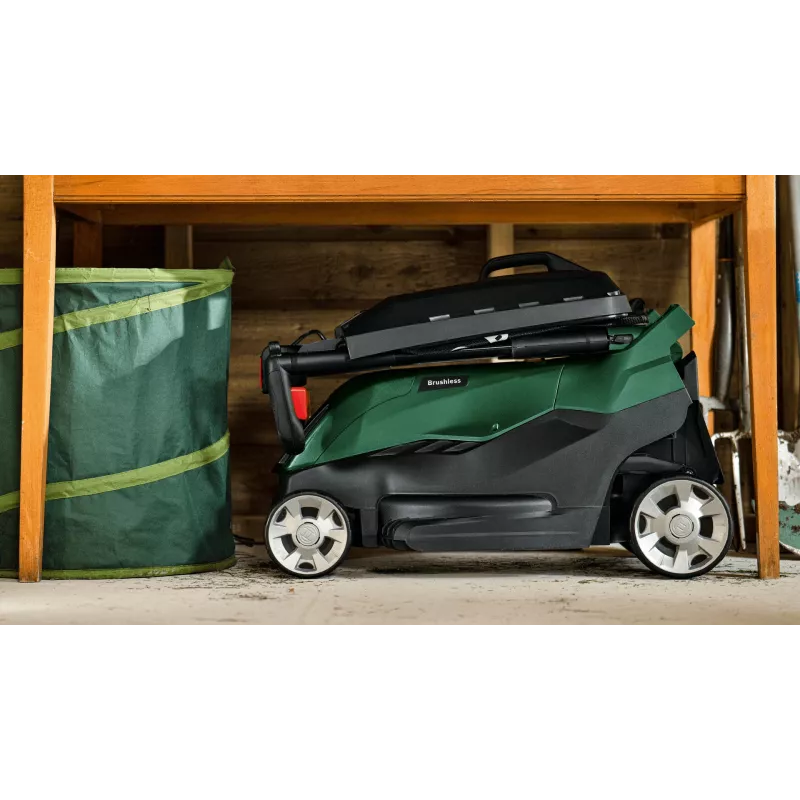 Cortacésped a batería Bosch AdvancedRotak 36V-40-650 con 36 V Power y 2 baterías de 4,0 Ah