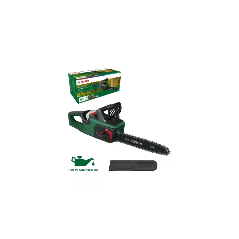 Bosch AdvancedChain 36V-35-40 motosierra inalámbrica, Solo (sin batería ni cargador)