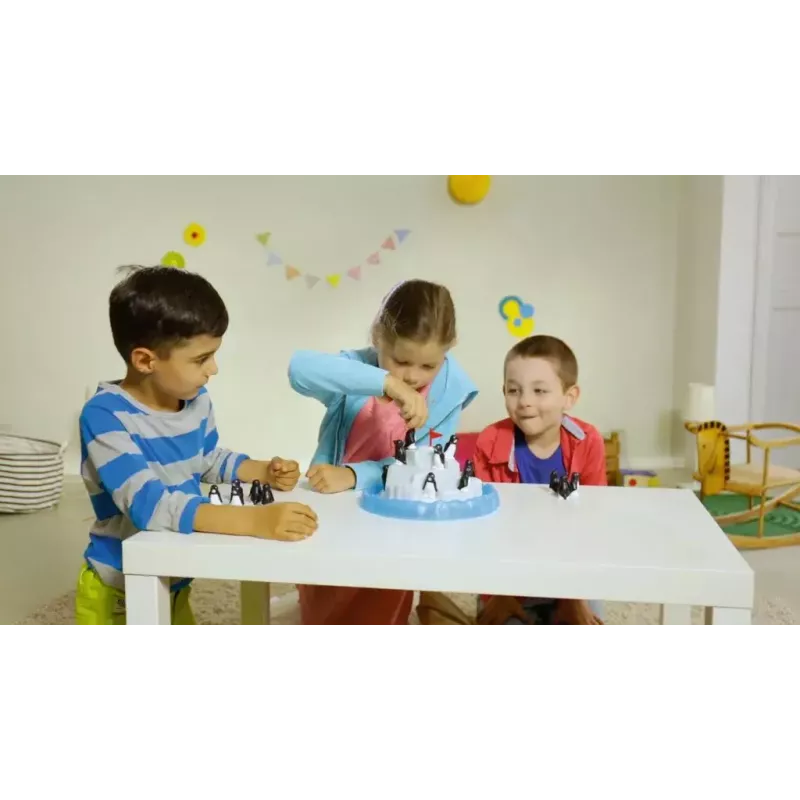 Ravensburger 213252 Plitsch-Platsch Pinguin juego de habilidad, a partir de 4 años