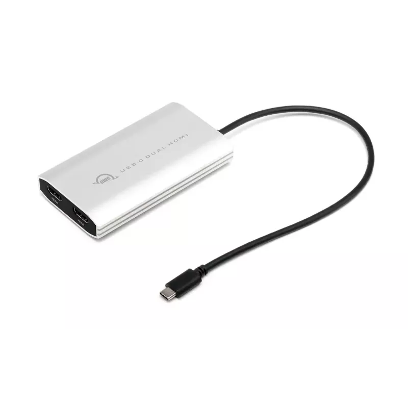 Adaptador gráfico USB OWC CADPDL2HDMI 3840 x 2160 píxeles plateado