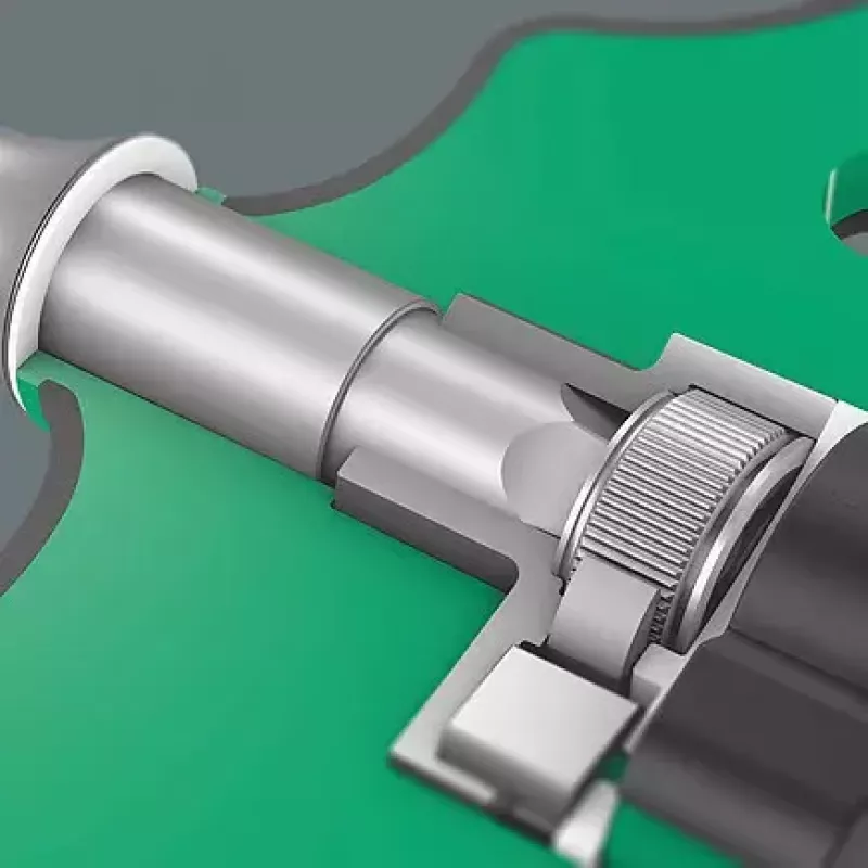 Wera 411 A RA destornillador adaptador de mango transversal con función de carraca, 1/4 pulgada