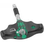 Wera 411 A RA destornillador adaptador de mango transversal con función de carraca, 1/4 pulgada