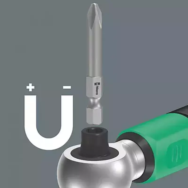 Wera 05075832001 Safe-Torque A 2 Set 1 juego de llave dinamométrica con carraca, 23 piezas, hexagonal de 1/4", 2–12 Nm, negro/verde