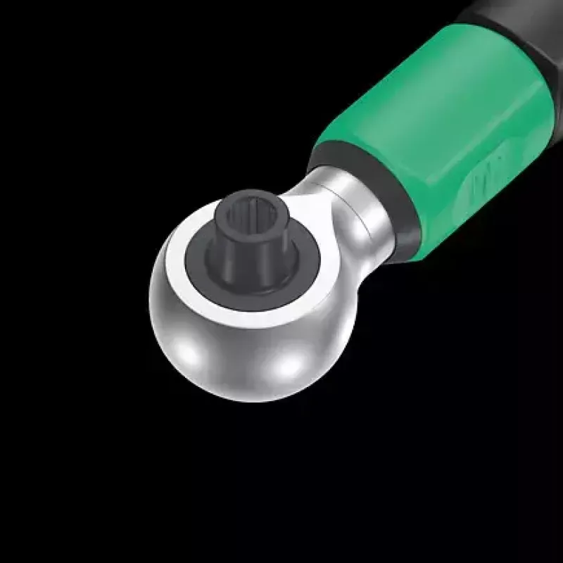 Wera 05075832001 Safe-Torque A 2 Set 1 juego de llave dinamométrica con carraca, 23 piezas, hexagonal de 1/4", 2–12 Nm, negro/verde