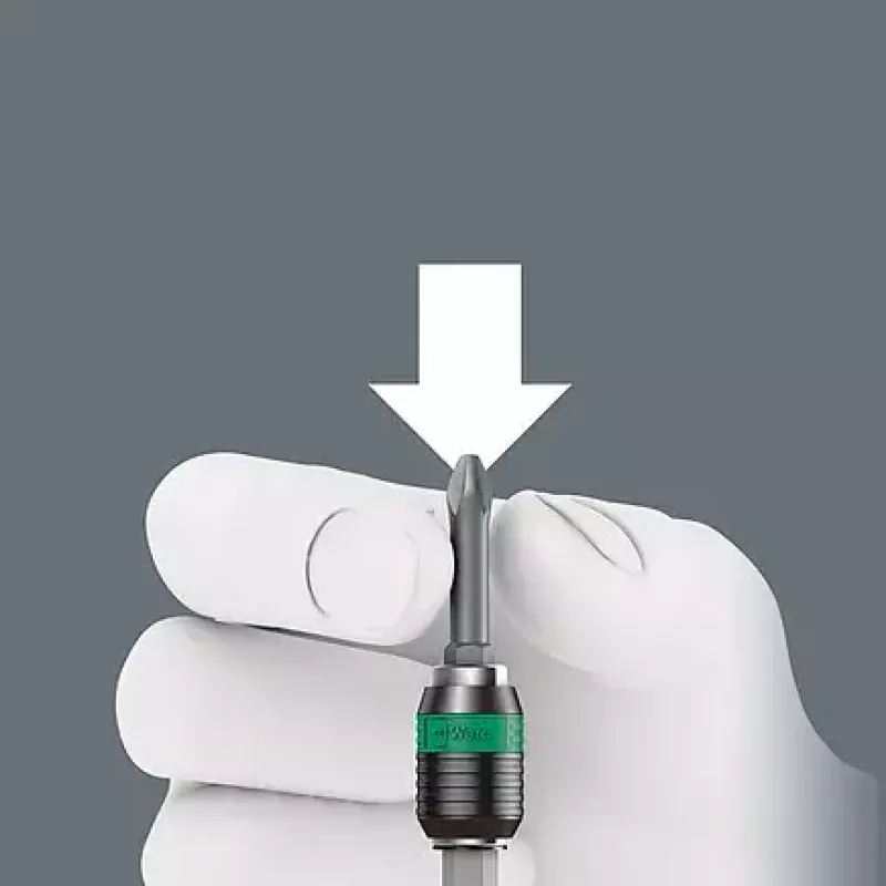Wera Kraftform Kompakt 400 RA Set 2 set de destornilladores de carraca, 9 piezas, 1/4 de pulgada