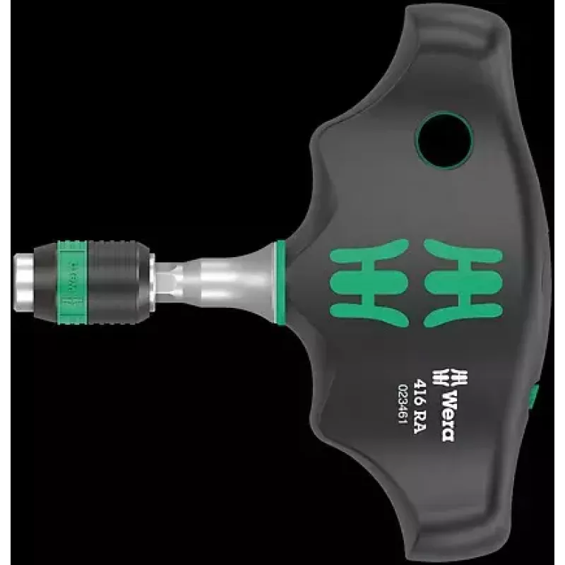 Wera Kraftform Kompakt 400 RA Set 2 set de destornilladores de carraca, 9 piezas, 1/4 de pulgada