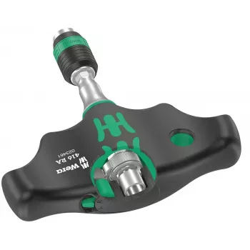 Llave de carraca Wera 05023461001 1/4 pulgadas accionamiento negro verde