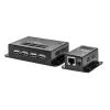 Lindy extensor USB 2.0 Cat.6 de 4 puertos de 50 m, transmisor y receptor de red, 50 m, 480 Mbit/s, Cat5, Cat5e, Cat6, NS1021, bronce fosforoso