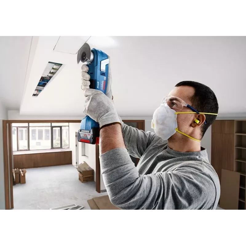 Multicortador inalámbrico multifunción Bosch GOP 18V-34 18 V — herramienta oscilante para cortar, lijar, raspar