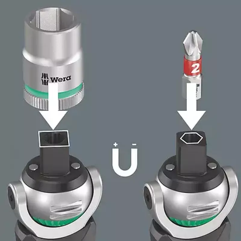 Llave de carraca Wera 05004283001 18 uds. negro verde