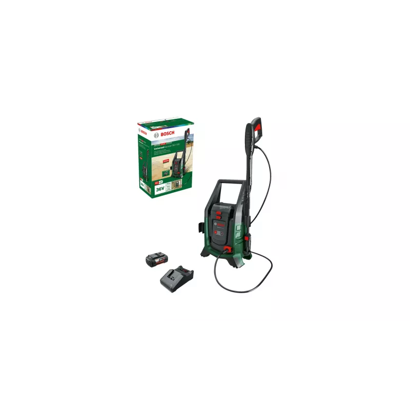 Hidrolimpiadora Bosch UniversalAquatak 36V-100 — 100 bar, a batería de 36V
