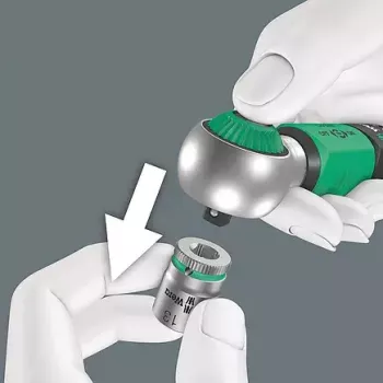 Llave dinamométrica de clic Wera 05075800001 Nm mecánica 244 mm