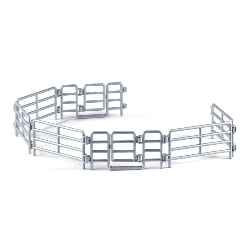 schleich valla de cercado, valla para figuras, 3 año(s), granja, animales de granja / juguete de granja, acero inoxidable, 1 unidad