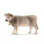 schleich FARM WORLD vaca parda, 3 años, granja, animales de granja / juguete de granja, multicolor, plástico, 1 unidad