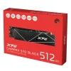 SSD M.2 512 GB ADATA XPG GAMMIX S70 BLADE — PCIe 4.0 NVMe, lectura 7400 MB/s, escritura 2600 MB/s