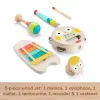Mattel Set de regalo musical con instrumentos de madera para niños pequeños
