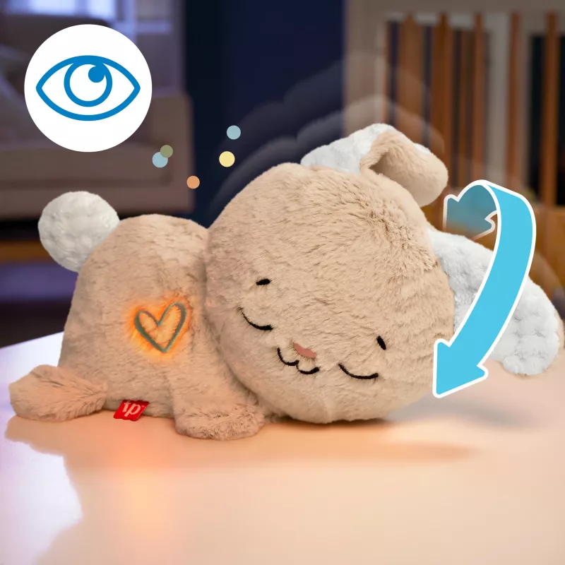 Fisher-Price Soothe & Settle Bunny Peluche bebé y dispositivo de sonido ajustable con movimiento