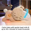Fisher-Price Soothe & Settle Bunny Peluche bebé y dispositivo de sonido ajustable con movimiento