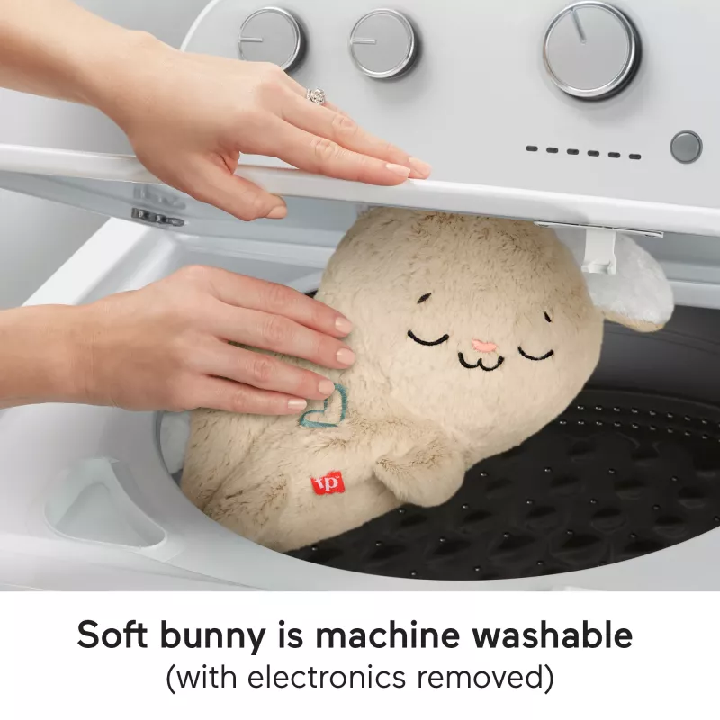 Fisher-Price Soothe & Settle Bunny Peluche bebé y dispositivo de sonido ajustable con movimiento