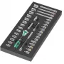 Wera 05150110001 Juego de carraca de 37 piezas de acero, Negro/Verde