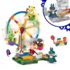 MEGA Pokémon Riesenrad-Spaß set de construcción, con 4 figuras de acción (393 piezas) para niños